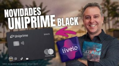 💳NOVO CARTÃO DE CRÉDITO UNIPRIME MASTERCARD BLACK, NOVOS PROGRAMAS DE FIDELIDADE. AGORA LIVELO.