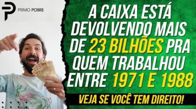 COTAS DO PIS - A Caixa vai devolver dinheiro para mais de 10 milhões de brasileiros