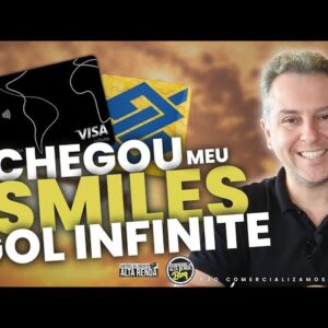 💳CHEGOU MEU CARTÃO SMILES VISA INFINITE DO BB| ACESSOS GRÁTIS AO LOUNGE KEY E DRAGON PASS, E GOL.