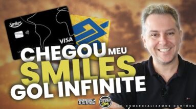 💳CHEGOU MEU CARTÃO SMILES VISA INFINITE DO BB| ACESSOS GRÁTIS AO LOUNGE KEY E DRAGON PASS, E GOL.