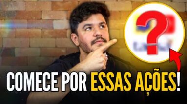 3 ações IDEAIS para INICIANTES no mercado!