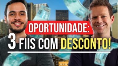 3 FUNDOS IMOBILIÁRIOS com DESCONTO que COMPREI RECENTEMENTE