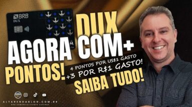 💳BRB DUX VISA INFINTE: COM MAIS PONTOS AINDA, E ESTACIONAMENTO GRÁTIS, PONTOS QUE NUNCA EXPIRAM.