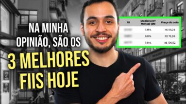 🤑 3 FIIs PARA RECEBER MUITOS DIVIDENDOS!