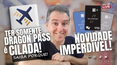 💳DRAGON PASS NO NOVO CARTÃO DA BV BANCO DIGITAL VISA INFINITE. LOUNGE KEY / DRAGON PASS.