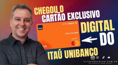 💳LANÇAMENTO DO ITAÚ, NOVO CARTÃO MASTERCARD PLATINUM SEM ANUIDADE CLICK. O 1º NO BRASIL 100% VIRTUAL