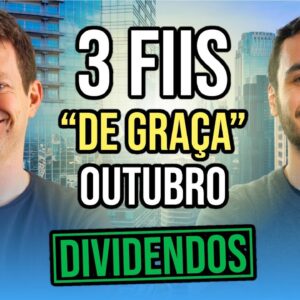 3 FIIs BARATOS e com MUITOS DIVIDENDOS que estamos comprando em OUTUBRO!