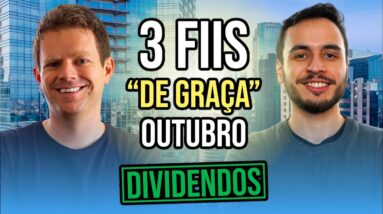 3 FIIs BARATOS e com MUITOS DIVIDENDOS que estamos comprando em OUTUBRO!