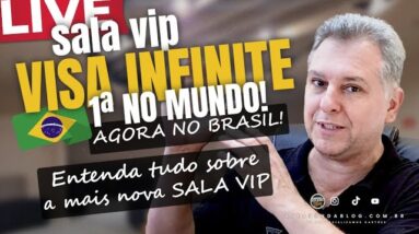 💳SALA VISA INFINITE A 1° DO MUNDO, VISA INFINITE PASS SAIBA