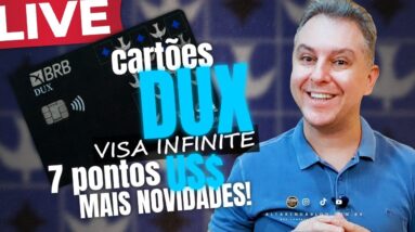 💳BRB DUX DE METAL VISA INFINITE, AGORA MAIS DO QUE NUNCA O MELHOR ATÉ 7 PONTOS, MAIS BENEFÍCIOS HOJE