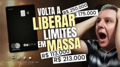 💳C6BANK COMEÇOU A LIBERAR EM MASSA NOVAMENTE LIMITES PARA SEUS CLIENTES, VEJA OS VALORES LIBERADOS.