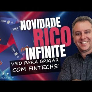 💳LANÇAMENTO DO VISA INFINITE DA RICO, AGORA TODAS AS INFORMAÇÕES SOBRE O NOVO CARTÃO, SEM ANUIDADE.