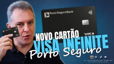 💳NOVO CARTÃO PORTO SEGURO VISA INFINITE, FICOU MAIS BONITO E MAIS CLEAN. ACESSO AO DRAGON PASS