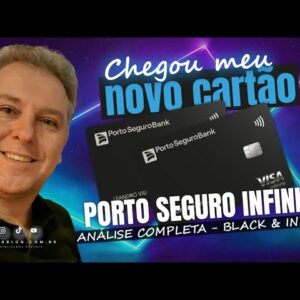 💳CHEGOU MEU NOVO CARTÃO VISA INFINITE PORTO SEGURO BANK, MAIS BENEFÍCIOS, COMPARAÇÃO DO BLACK TAMBÉM