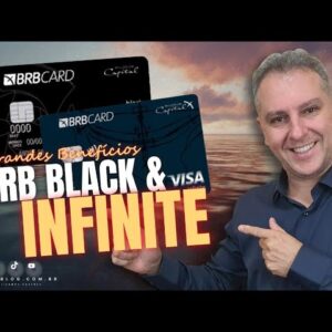 💳BRB CARTÕES DE CRÉDITO VISA INFINITE E MASTERCARD BLACK MILENIUM, OS MELHORES DO BRASIL SAIBA.