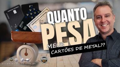 💳CARTÕES DE CRÉDITO DE METAL, SAIBA QUANTO CADA UM PESA EM SUA CARTEIRA. FEBRE DO MOMENTO É TER UM.