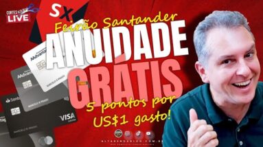 💳SANTANDER PROMOÇÃO 6 MESES GRÁTIS, E AINDA PONTUAÇÃO TURBINADA. ATÉ 5 PONTOS.  SAIBA QUAIS.