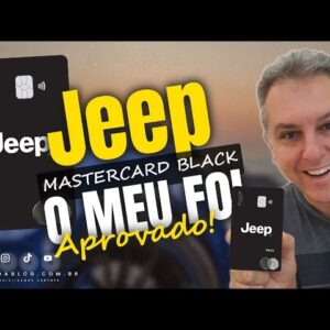 💳FUI APROVADO NO JEEP CARD MASTERCARD BLACK, 4 ACESSOS AO LOUNGE KEY E 2 PONTOS NO PROGRAMA DA JEEP.