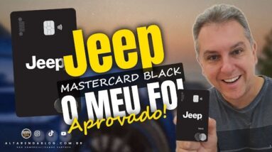 💳FUI APROVADO NO JEEP CARD MASTERCARD BLACK, 4 ACESSOS AO LOUNGE KEY E 2 PONTOS NO PROGRAMA DA JEEP.