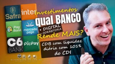 💳ANALISANDO O MELHOR BANCO PARA INVESTIMENTO EM CDB QUE RENDE 100% DO CDI. SAIBA QUAL É O MELHOR.