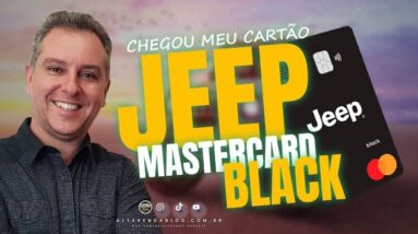 💳CHEGOU MEU JEEP CARD MASTERCARD BLACK, VEJA COMO ELE É. E SEUS BENEFÍCIOS JUNTO AO KIT BOAS VINDAS.