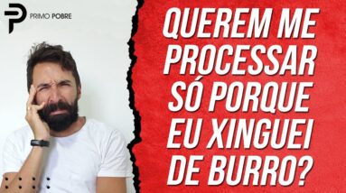 Querem ME PROCESSAR só porque CHAMEI DE BURRO? (Vídeo sobre a LINGUAGEM DO CANAL PRIMO POBRE)