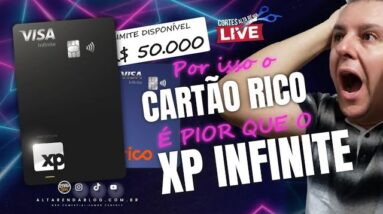 💳RICO OU XP? SAIBA OS MOTIVOS DA RICOSER INFERIOR AO CARTÃO VISA INFINITE DA XP, RICO NÃO GANHA.