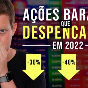 3 AÇÕES BARATAS que DESPENCARAM em 2022