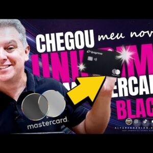 💳CHEGOU MEU NOVO CARTÃO DE CRÉDITO UNIPRIME MASTERCARD BLACK COM A TECNOLOGIA CONTACTLESS. VEJA AQUI