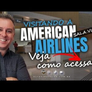 🇺🇲VISITAMOS A SALA VIP AMERICAN AIRLINES EM GUARULHOS E VISA FAST PASS. VEJA QUEM APARECEU NA SALA!.