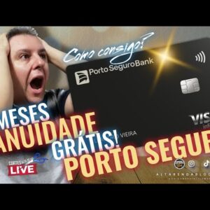 💳CARTÃO DA PORTO SEGURO SEM ANUIDADE, FT COM GUILHERME DA PORTO, SEGUROS, CARTÕES ( CORTE DE LIVE)