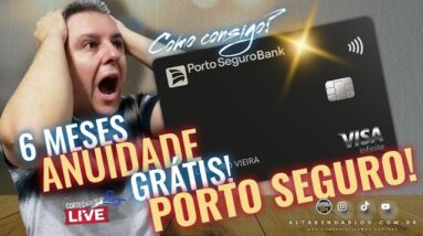 💳CARTÃO DA PORTO SEGURO SEM ANUIDADE, FT COM GUILHERME DA PORTO, SEGUROS, CARTÕES ( CORTE DE LIVE)