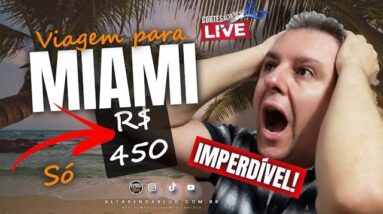 🇺🇲COMO CHEGAR EM MIAMI, COM PONTOS E MILHAS BEM BARATO? UM LUXOOO EM MIAMI. ESTRATÉGIA. (CORTE LIVE)