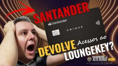 💳EXCLUSIVO: SANTANDER MASTERCARD BLACK UNIQUE AGORA COM DOIS ACESSOS AO LOUNGE KEY. CONFIRMADO.