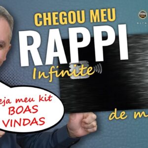 💳Chegou meu Cartão Visa Infinite do Rappi de Metal, veja o Kit de boas vindas e a pontuação até 12%