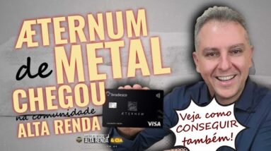 💳COMEÇOU A CHEGAR O VISA INFINITE AETERNUM DO BRADESCO DE METAL, VEJA O KIT BOAS VINDAS DO CARTÃO.