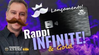 💳AGORA SIM RAPPI VISA INFINITE DE METAL E VISA GOLD COM NOVIDADES, ATÉ 12% DE CASHBACK NO INFINITE.