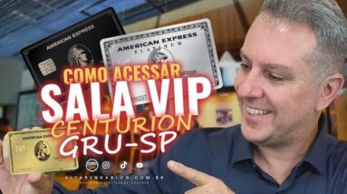 💳SAIBA COMO ACESSAR A SALA VIP AMERICAN EXPRESS COM SEU CARTÃO THE PLATINUM CARD E CENTURION CARD.