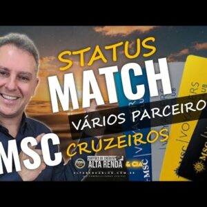 💳STATUS MATCH MSC CRUZEIROZ: CORRA E FAÇA SEU UPGRADE COM SEU PLANO DE FIDELIDADE, SÃO MUITOS.