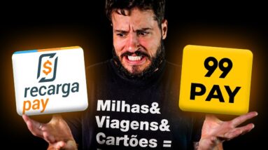 Qual é o melhor 99PAY OU RECARGAPAY? IOF, Rendimento 220% CDI, Pagar Boleto no Cartão de Crédito