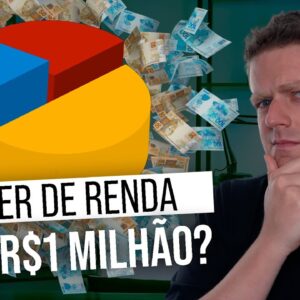 É POSSÍVEL VIVER DE RENDA COM R$ 1 MILHÃO? Quanto rende? | Na Renda Fixa, Fundos Imobiliários, Ações