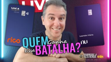 💳LIVE: Cartão Visa Infiinite da Rico X Mastercard Black Ultra Violeta Nubank, qual é o mlehor 2023?