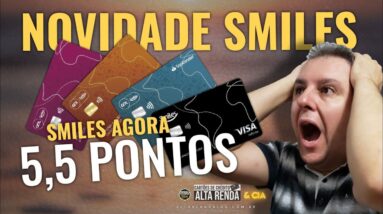 💳Novo Cartão de Crédito Smiles com pontuação até 5.5 pontos a cada dólar gasto.E agora vale a pena?