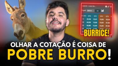 POR QUE ACOMPANHAR O IBOVESPA É COISA DE POBRE BURRO?