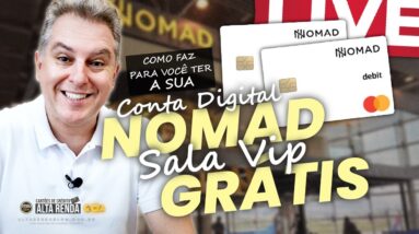 💳LIVE: CONTA DIGITAL NOMAD E SALA VIP GRATÍS SEM TER CARTÃO DE CRÉDITO, VALE A PENA A CONTA?