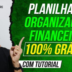 PLANILHA DE ORGANIZAÇÃO FINANCEIRA GRÁTIS - Aprenda a organizar suas finanças!