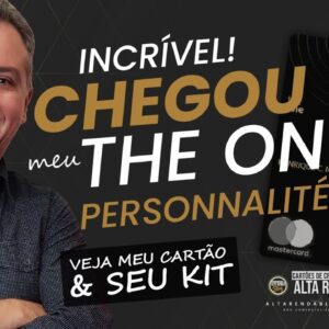 💳CHEGOU MEU CARTÃO PERSONNALITÉ MASTERCARD BLACK THE ONE, CONHEÇA O KIT BOAS VINDAS E BENEFÍCIOS.