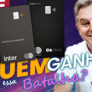 💳LIVE: HOJE QUEM GANHA ESTA BATALHA? C6BANK BLACK, INTER BLACK OU XP VISA INFINITE? QUAL LEVA ESTA?