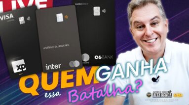 💳LIVE: HOJE QUEM GANHA ESTA BATALHA? C6BANK BLACK, INTER BLACK OU XP VISA INFINITE? QUAL LEVA ESTA?