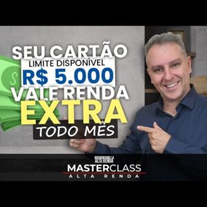 ✅️MASTERCLASS ALTA RENDA | COMO GANHAR DINHEIRO COM CARTÃO DE CRÉDITO.